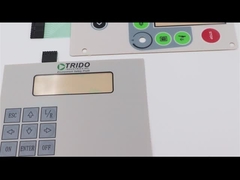 Αριθμητικό πληκτρολόγιο μεμβρανών συνήθειας διακοπτών μεμβρανών ROHS FPC με το επίπεδο κουμπί